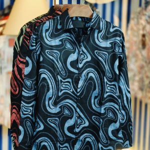 Pure Cotton full Sleeve Check & Print Shirt for Men’s